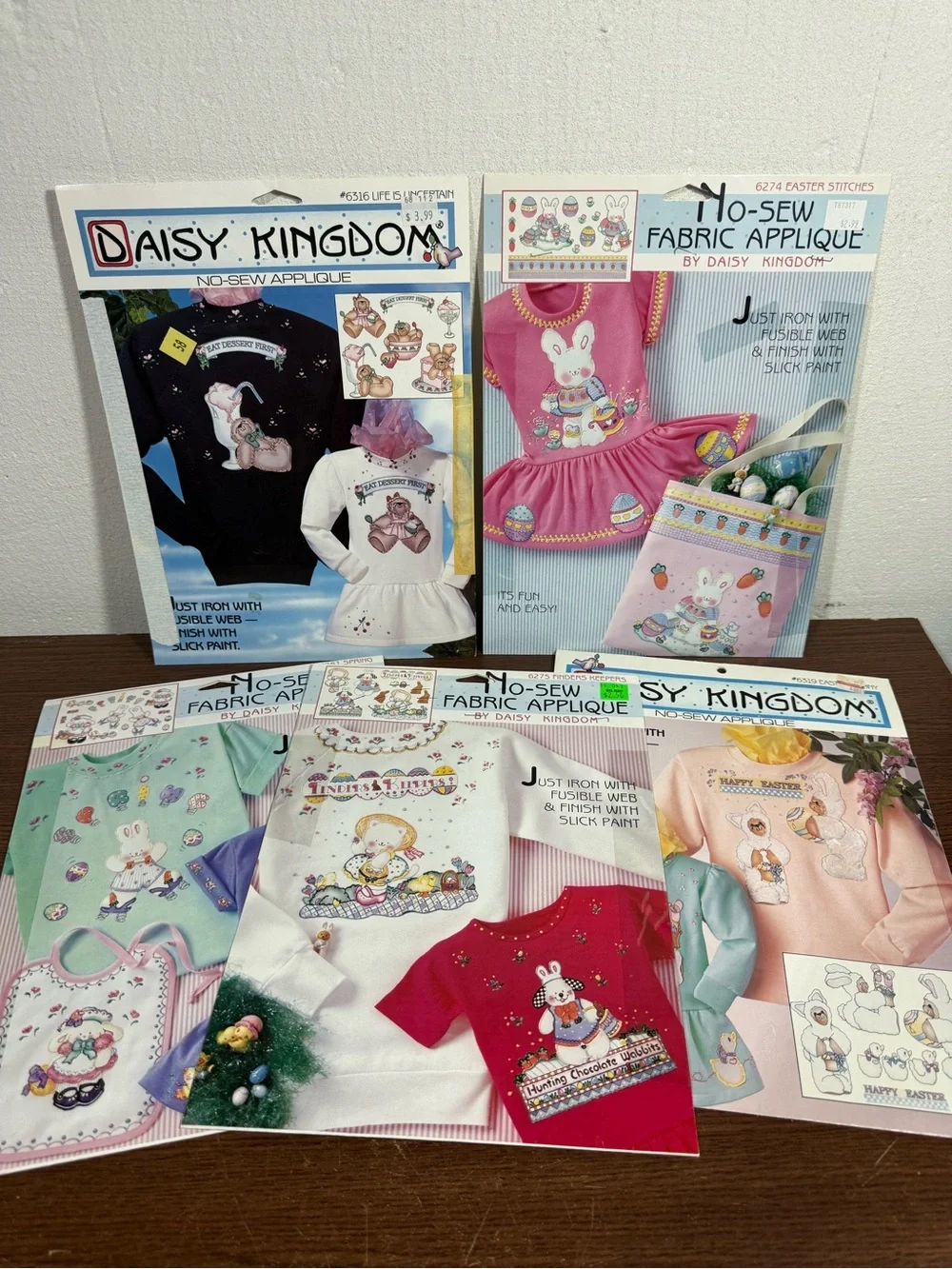 Daisy Kingdom Fabeic Appliqués 90’s Vintage Cottage Core